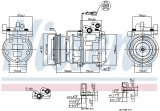 Kompresor klimatizace NISSENS 89166