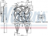 Ventilátor chladiče NISSENS 85797