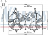 Ventilátor chladiče NISSENS 85280