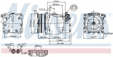 Kompresor klimatizace NISSENS 89203