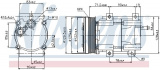 Kompresor klimatizace NISSENS 89205