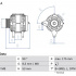 Alternátor BOSCH 0986080600