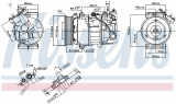 Kompresor klimatizace NISSENS 890299