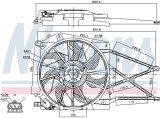 Ventilátor chladiče NISSENS 85175