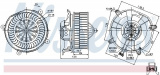 Vnitřní ventilátor NISSENS 87104