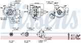 Turbodmychadlo NISSENS 93245