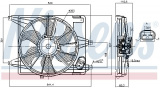 Ventilátor chladiče NISSENS 85708