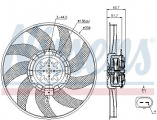 Ventilátor chladiče NISSENS 85727