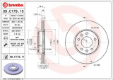 Brzdový kotouč BREMBO 09.C179.11 - MAZDA