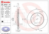 Brzdový kotouč BREMBO 09.9727.14 - SUZUKI