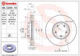 Brzdový kotouč BREMBO 09.C240.10 - FORD