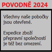 Povodně 2024 - máme otevřeno